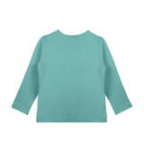 Toddler Cotton Long Sleeve Basic Crewneck T-Shirt