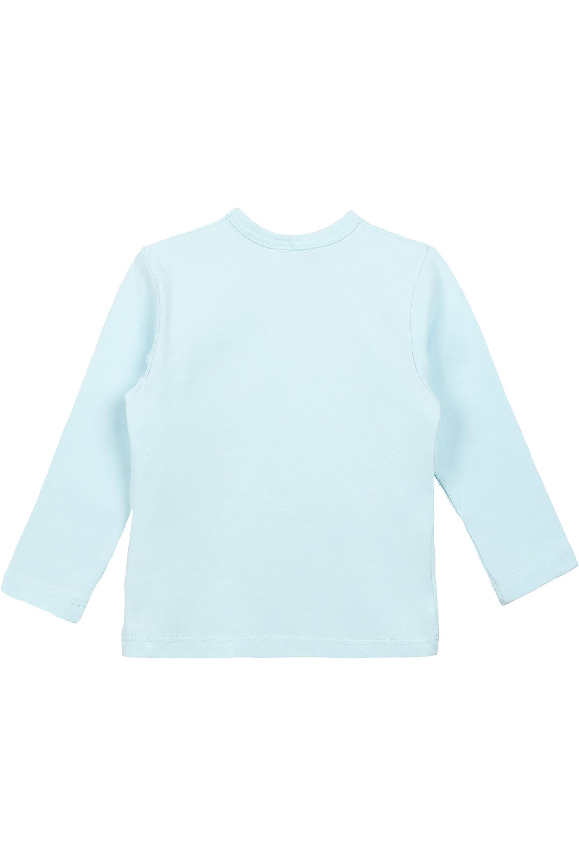 Girls' Basic Crewneck Long Sleeve Cotton T-Shirt / 11-12 Years LILAX