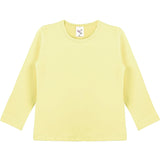 Girls' Basic Crewneck Long Sleeve Cotton T-Shirt / 11-12 Years LILAX