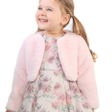 Girls Cozy Crewneck Bolero Cardigan