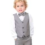 Toddler 4-Piece Textured Formal Suit Set