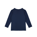 Little Girls Cotton Long Sleeve Basic Crewneck T-Shirt