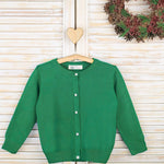 Girls' Classic Knit Cardigan Long Sleeve Button Closure Sweater 2 Years to 12 Years LILAX