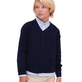 Boys Classic Knit V-Neck Cardigan Sweater