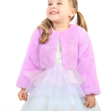 Girls Cozy Crewneck Bolero Cardigan