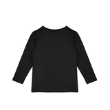 Little Girls Cotton Long Sleeve Basic Crewneck T-Shirt