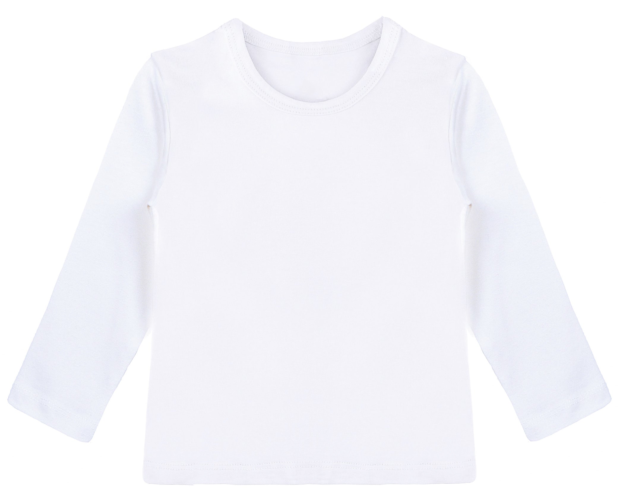 Girls cotton basic solid crewneck t-shirt; best for baby girl clothes & christmas gift ideas