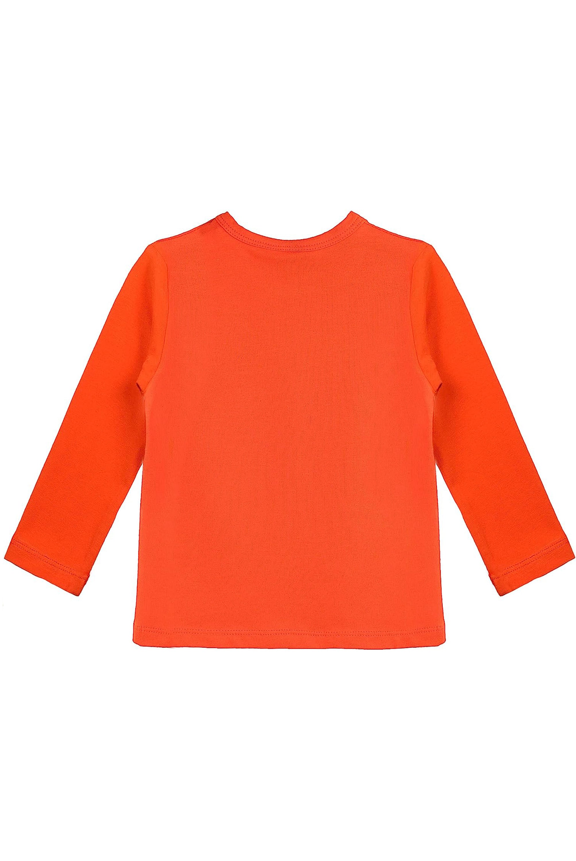 Girls' Basic Crewneck Long Sleeve Cotton T-Shirt / 11-12 Years LILAX