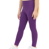 Toddler Girls' Basic Solid Full Length Cotton Soft Legging