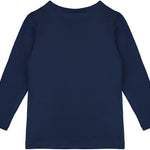 Girls' Basic Crewneck Long Sleeve Cotton T-Shirt  / 5 to 7 Years lilax