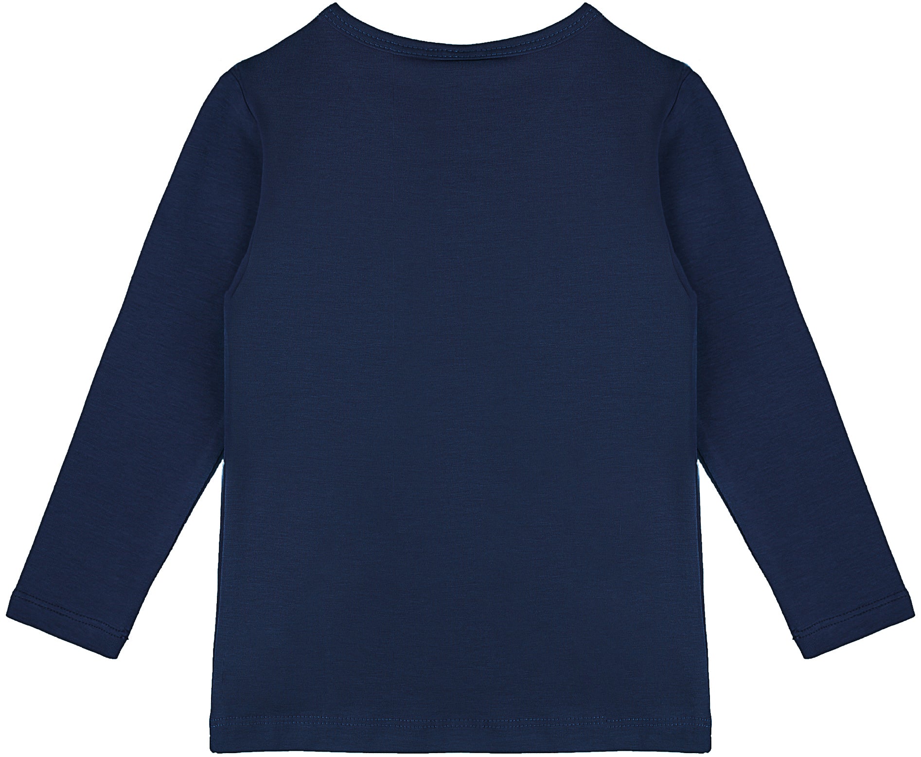 Girls' Basic Crewneck Long Sleeve Cotton T-Shirt  / 5 to 7 Years lilax