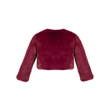 Girls Cozy Crewneck Bolero Cardigan