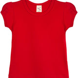 Girls cotton solid basic short sleeve t-shirt and leggings set; perfect for baby girl clothes & christmas gift ideas