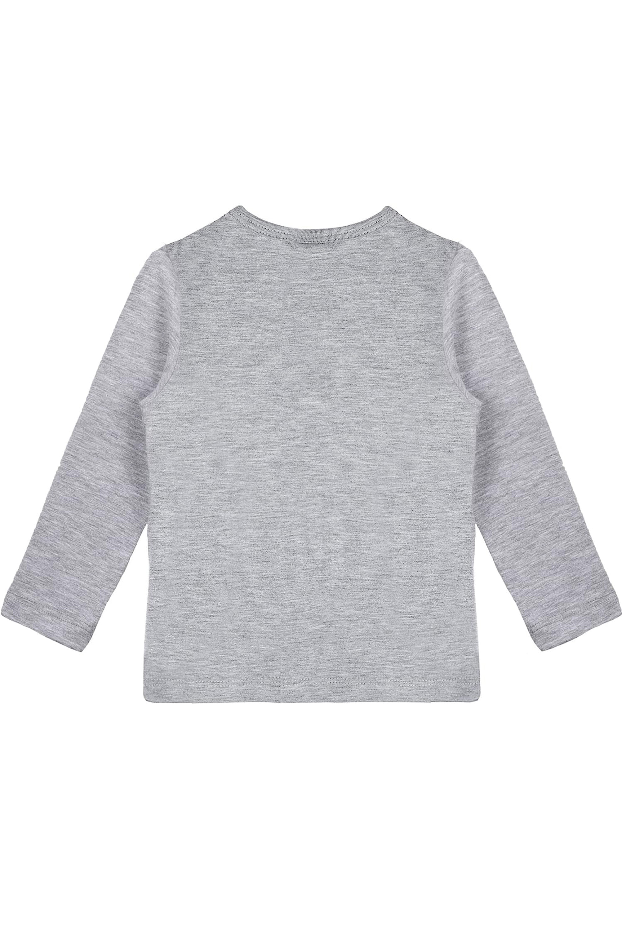 Girls' Basic Crewneck Long Sleeve Cotton T-Shirt / 11-12 Years LILAX