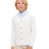 Boys Classic Knit V-Neck Cardigan Sweater