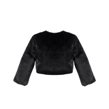 Girls Cozy Crewneck Bolero Cardigan