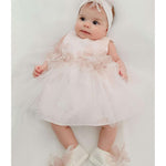 Baby Girl Tulle Wedding Dress Pageant Gown 3 Piece Party Dress LILAX