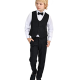 Boys 4-Piece Slim Fit Suit Set