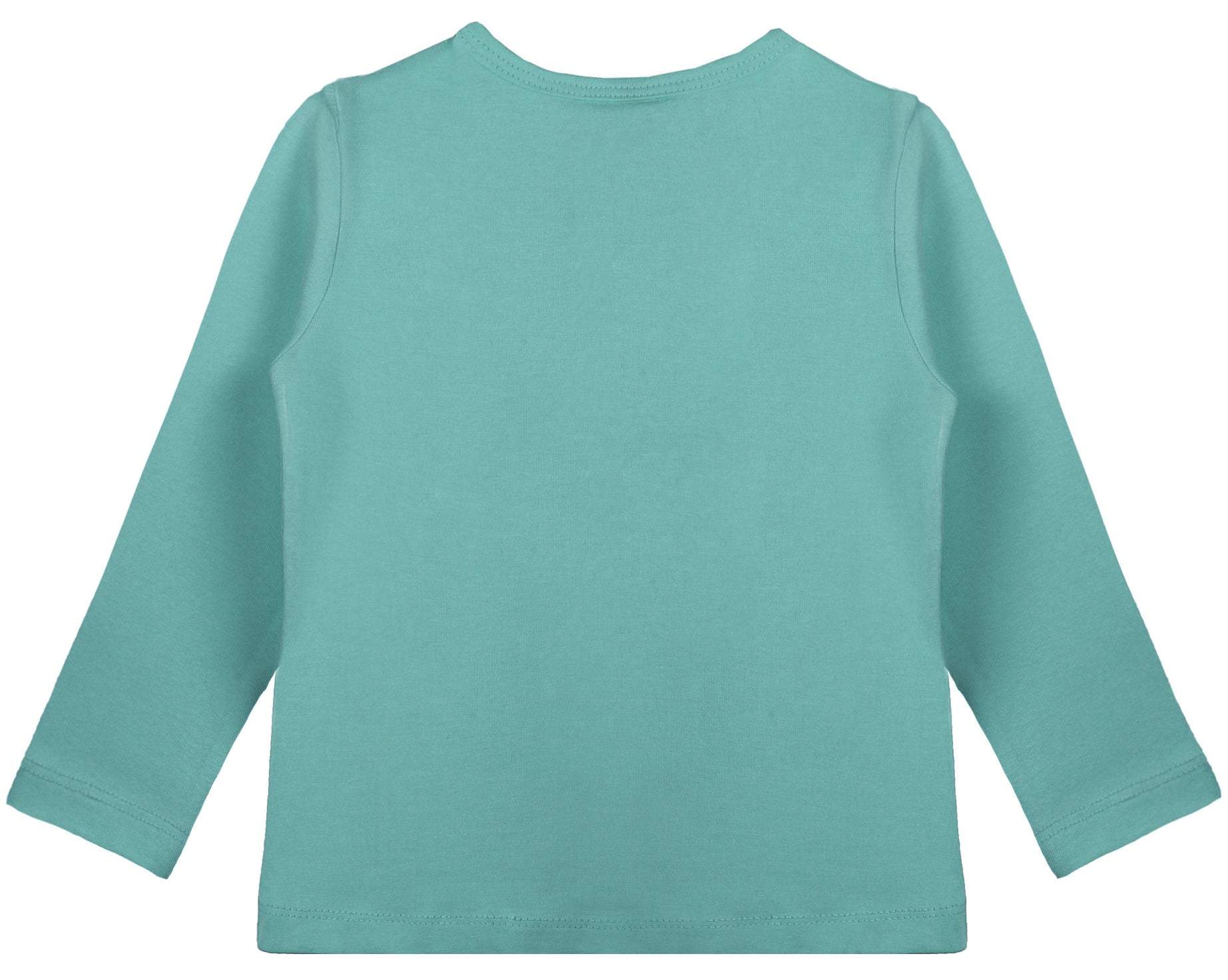 Girls' Basic Crewneck Long Sleeve Cotton T-Shirt  / 5 to 7 Years lilax