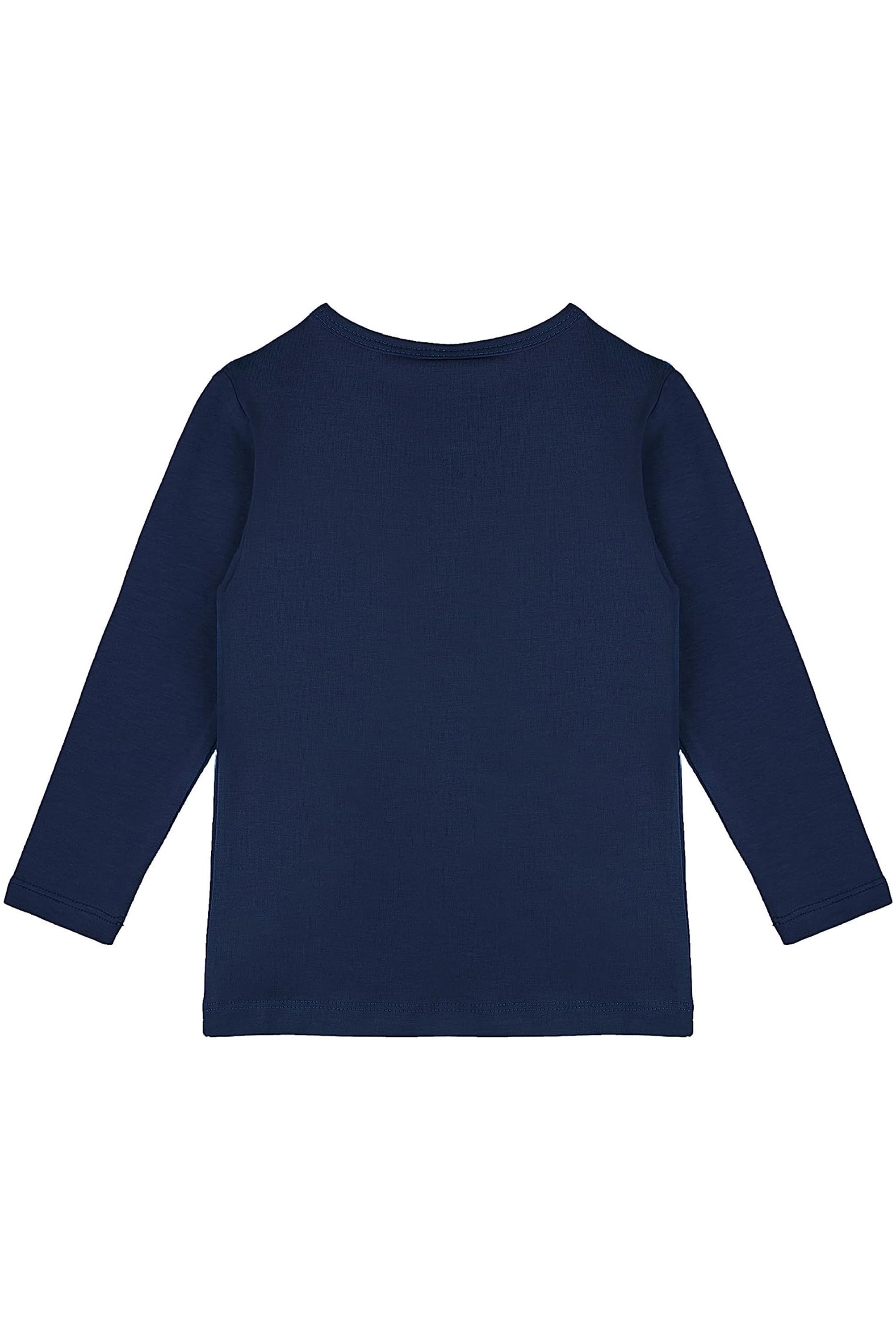 Girls' Basic Crewneck Long Sleeve Cotton T-Shirt / 11-12 Years LILAX