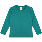 Girls' Basic Crewneck Long Sleeve Cotton T-Shirt / 11-12 Years LILAX