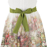 Little Girls' Floral Sleeveless Dress - Cotton Lining Sundress