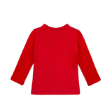 Toddler Cotton Long Sleeve Basic Crewneck T-Shirt