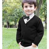 Toddler & Little Boys Knit V-Neck Button-Down Cardigan Sweater