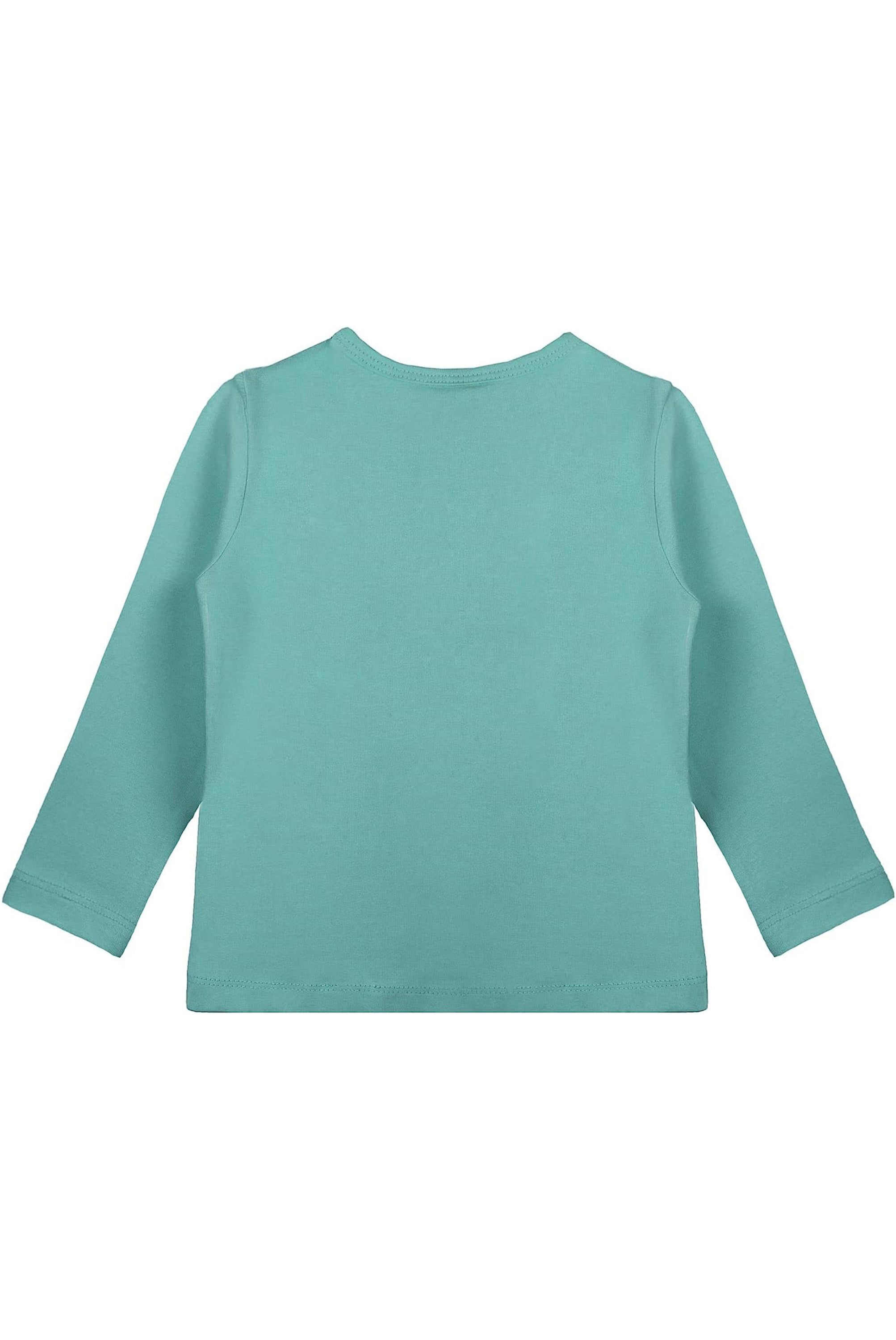 Girls' Basic Crewneck Long Sleeve Cotton T-Shirt / 11-12 Years LILAX