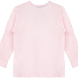 Girls' Basic Crewneck Long Sleeve Cotton T-Shirt  / 5 to 7 Years lilax