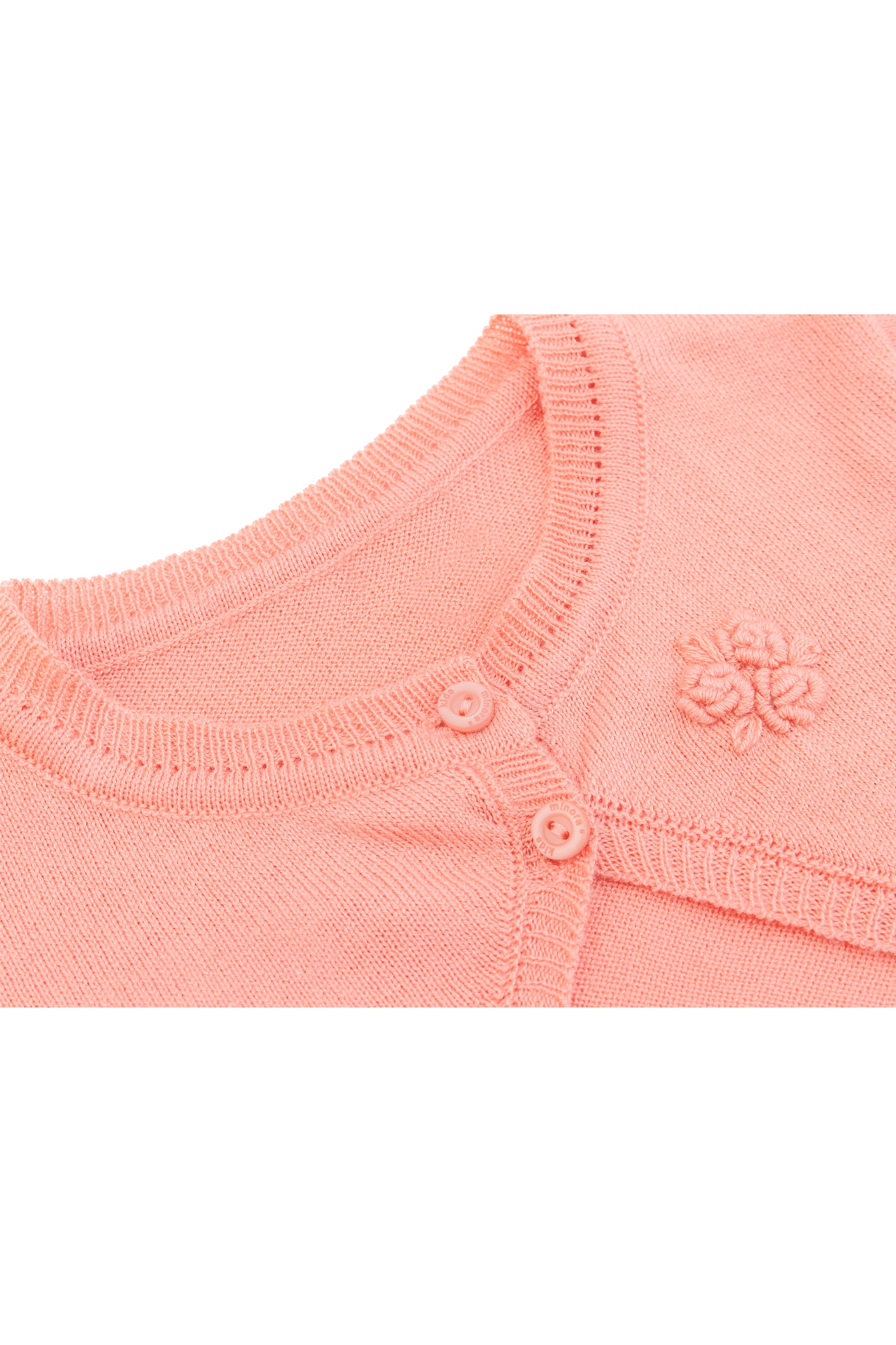 Baby Girls' Button-Up Cardigan Shrug - Long Sleeve Bolero Sweater LILAX