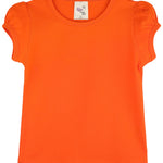 Girls cotton solid basic short sleeve t-shirt and leggings set; perfect for baby girl clothes & christmas gift ideas