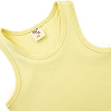 Girls' Soft Solid Cotton Blend Racerback Tank Top / 11-12 Years LILAX