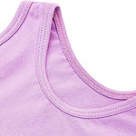 Girls' Soft Solid Cotton Blend Racerback Tank Top / 11-12 Years LILAX