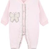 Jeweled Crown Layette Gift Set for Baby Girls: 3 Pieces LILAX