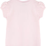 Girls' Basic Cotton T-Shirt  Short Puff Sleeve Crewneck / 11-12 Years LILAX