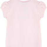 Girls' Basic Cotton T-Shirt  Short Puff Sleeve Crewneck / 11-12 Years LILAX