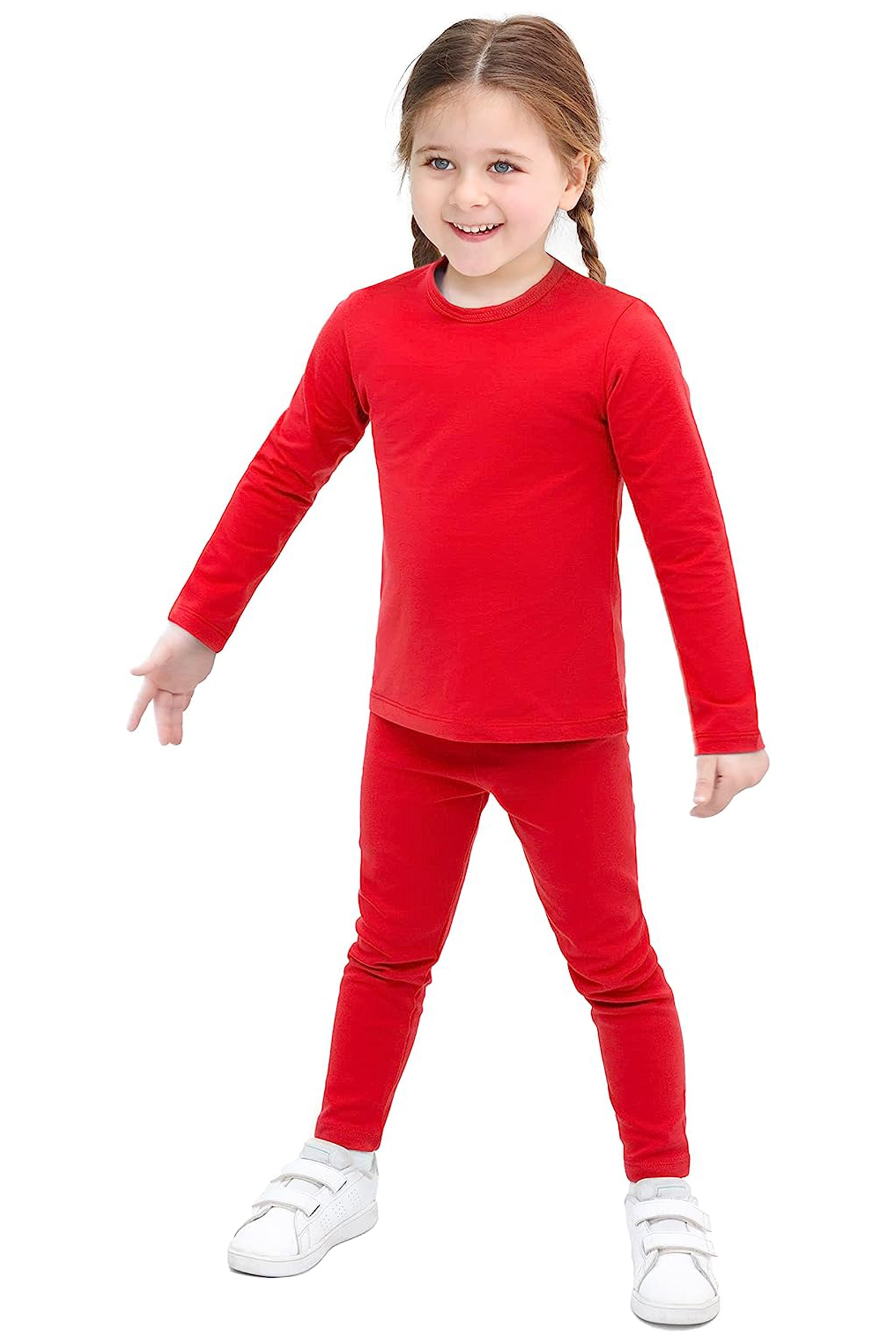 Long Sleeve Shirts and Leggings Set 6-9 Years lilax