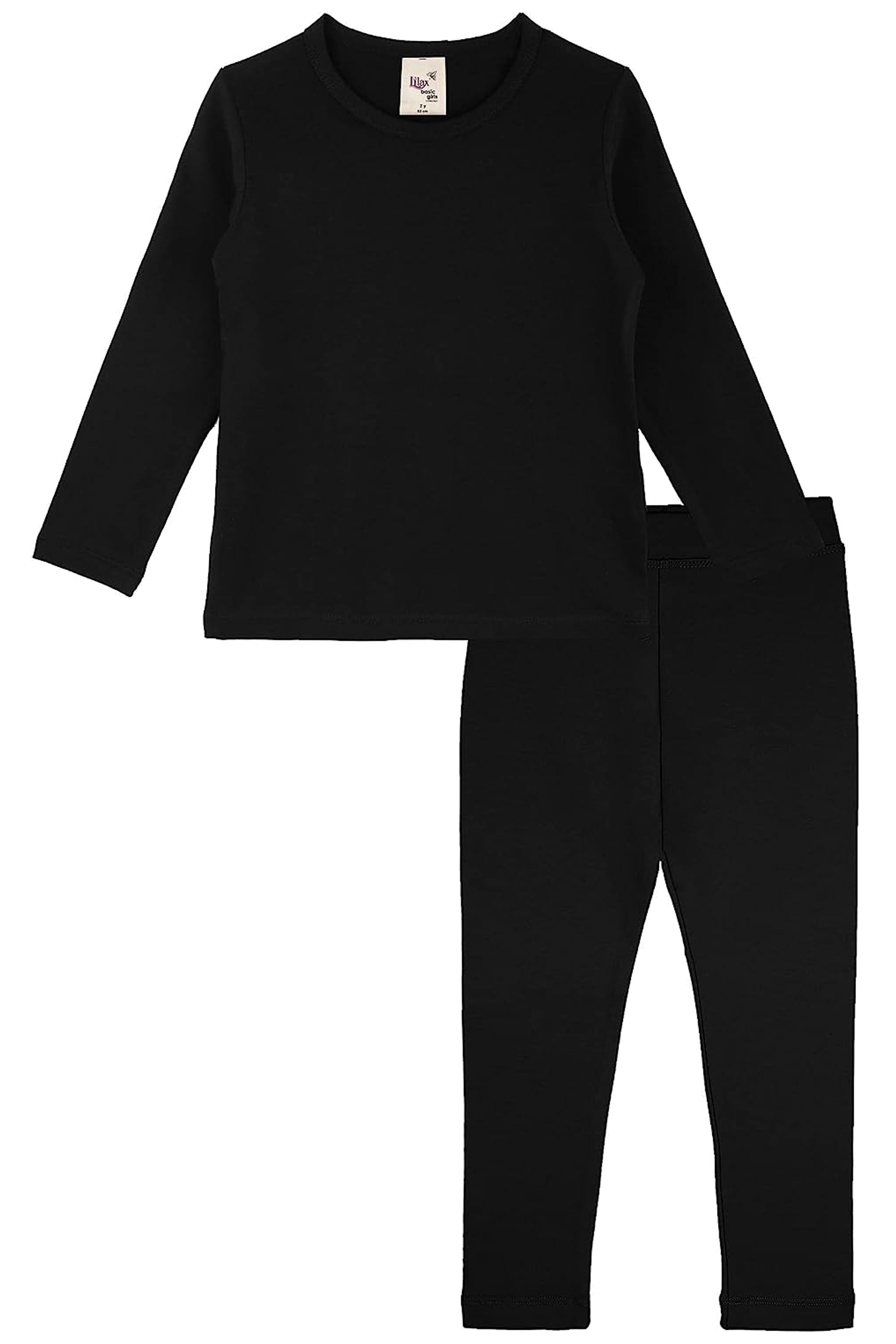 Long Sleeve Shirts and Leggings Set 10-12 Years lilax