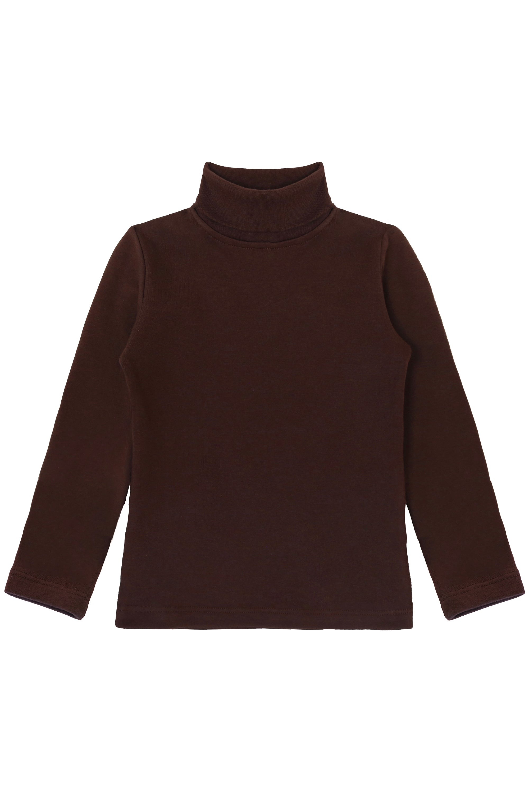 Girls cotton basic solid turtleneck t-shirt; best for baby girl clothes & christmas gift ideas