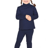 Lilax Girls Long Sleeve Mock Turtleneck Shirt and Leggings Set, Big & Toddler Girls' Clothing Sets 2T-5T lilax