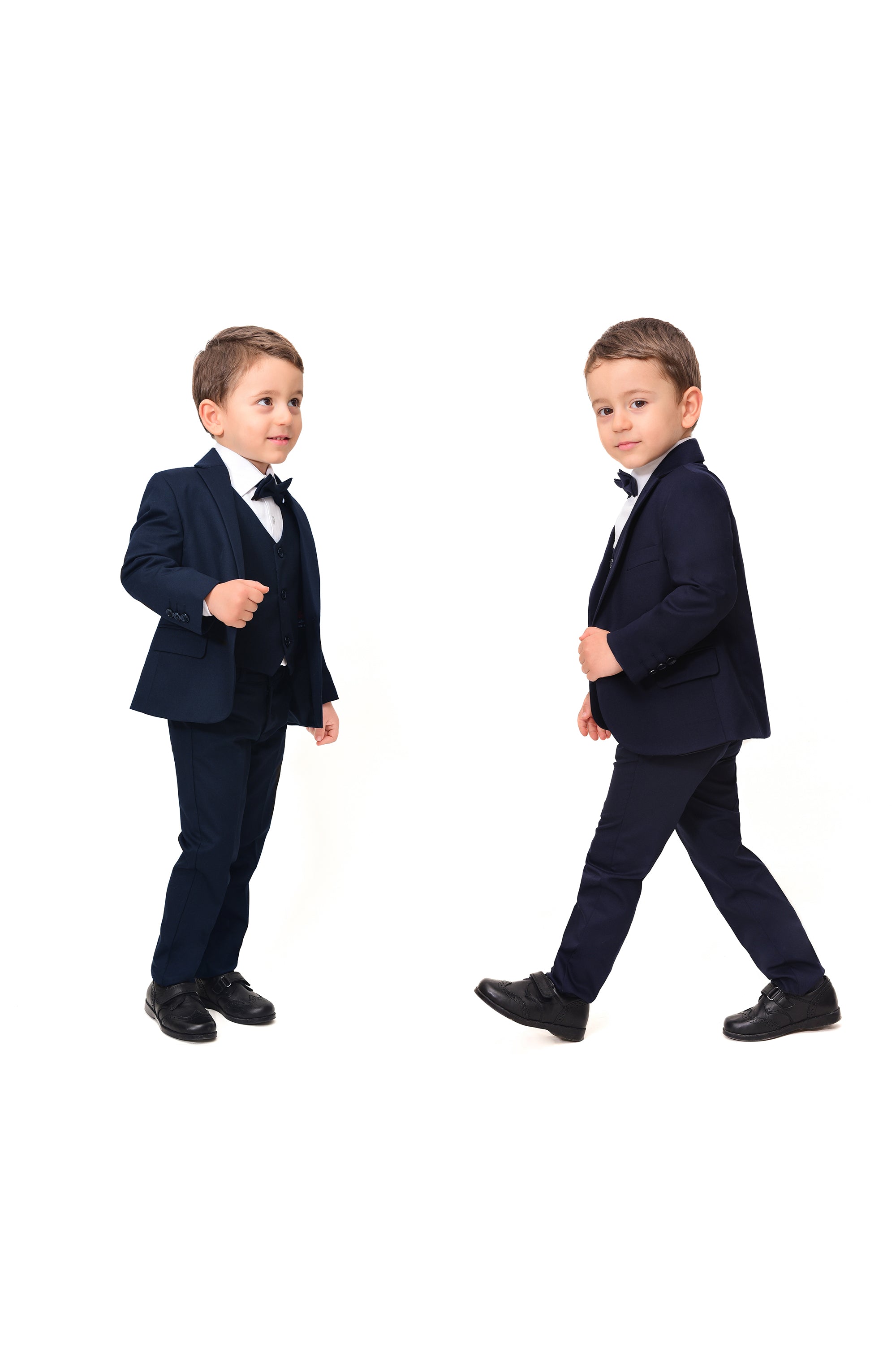 Boys Formal Suit Dresswear 5 Piece Suit Set LILAX