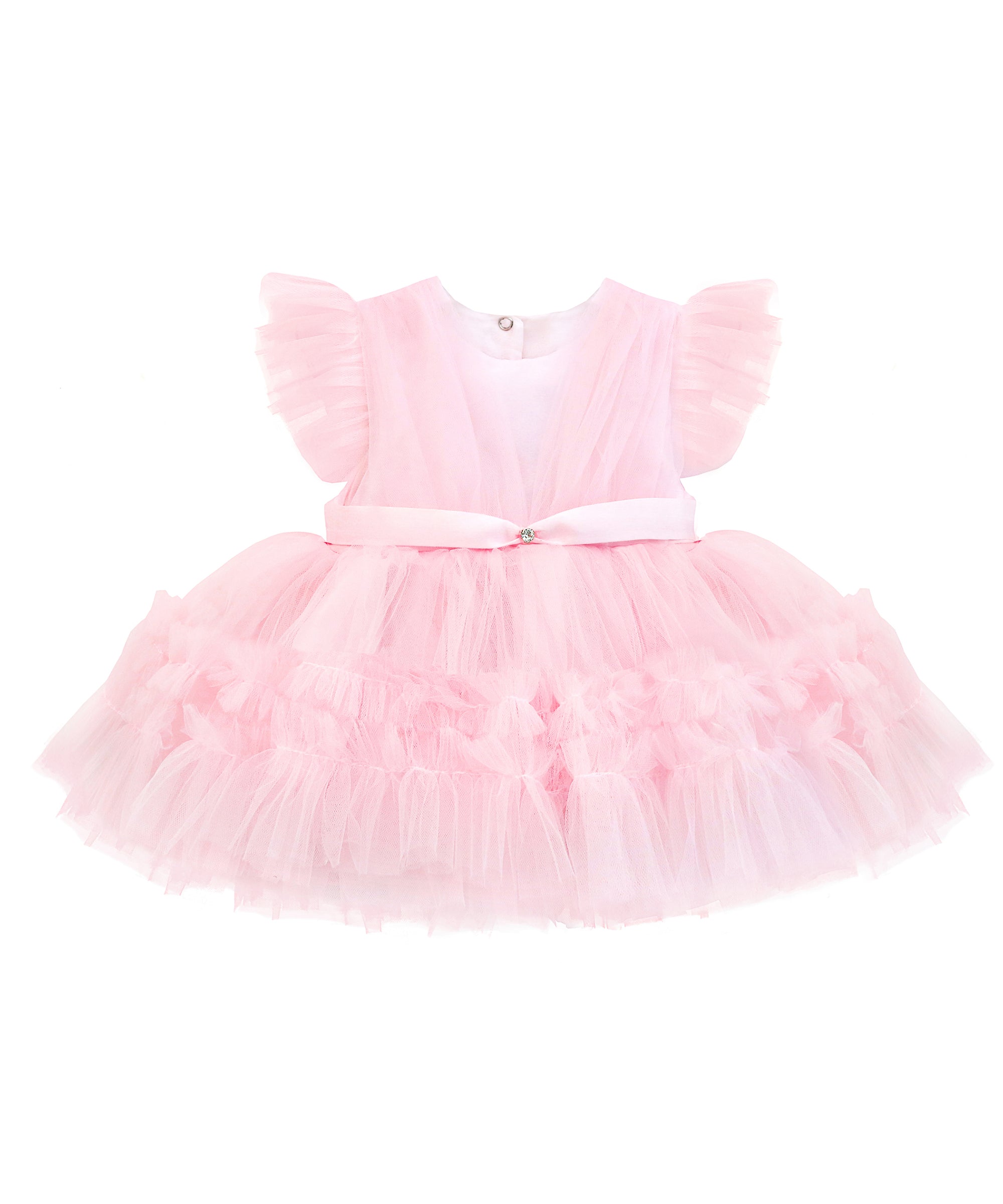 Baby girls tulle dress with matching headband & shoes; perfect for baby girl clothes & Christmas gift ideas 