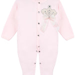 Jeweled Crown Layette Gift Set for Baby Girls: 3 Pieces LILAX