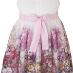 Little Girls' Floral Sleeveless Dress - Cotton Lining Sundress LILAX