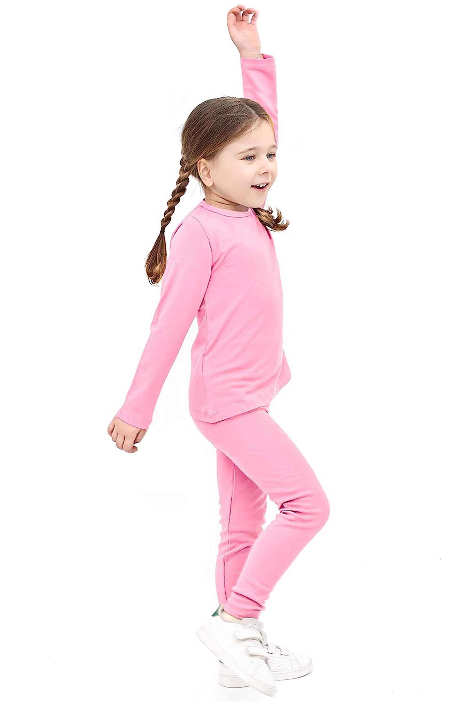 Long Sleeve Shirts and Leggings Set 10-12 Years lilax