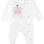 Jeweled Crown Layette Gift Set for Baby Girls: 3 Pieces LILAX