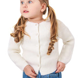 Baby Girl Knit Cardigan Long Sleeve Sweater LILAX