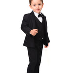 Boys Formal Suit Dresswear 5 Piece Suit Set LILAX