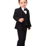 Boys Formal Suit Dresswear 5 Piece Suit Set LILAX